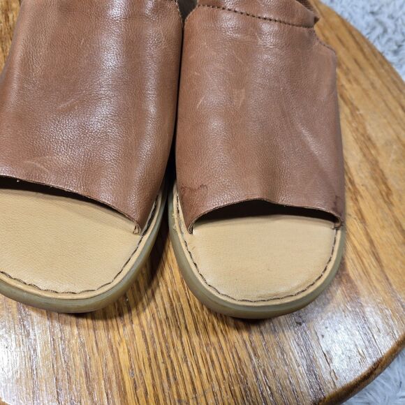 Born Womens Size 8M Mexican Huarache Style Open Toe Light Caramel Sandals - Picture 2 of 9